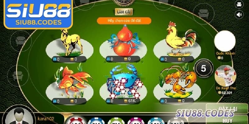Hướng dẫn cách chơi bầu cua Siu88 đơn giản, hiệu quả và dễ hiểu