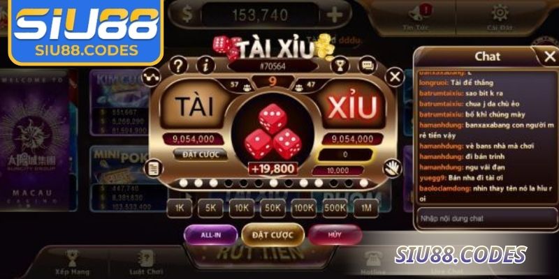 Dự đoán kết quả chính xác dựa xu hướng tài xỉu Siu88